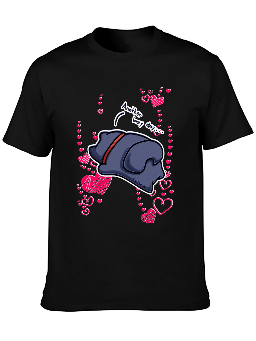 Lazy Day Dog Graphic T-Shirt