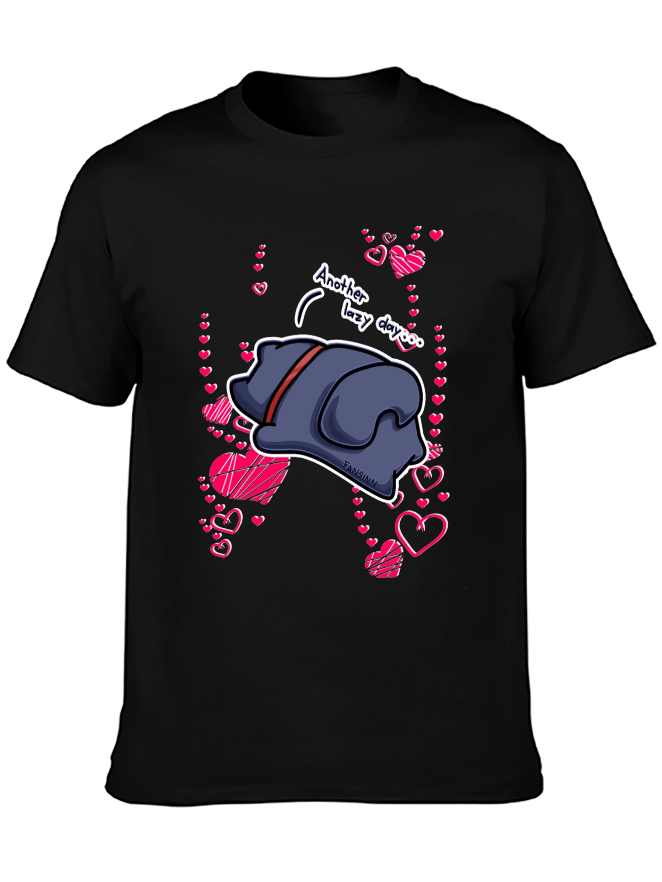 Lazy Day Dog Graphic T-Shirt