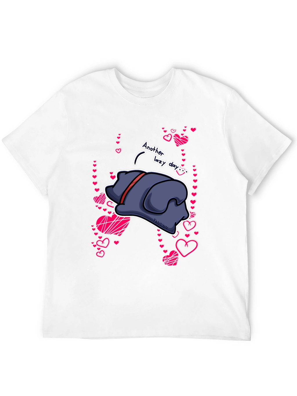 Lazy Day Dog Graphic T-Shirt