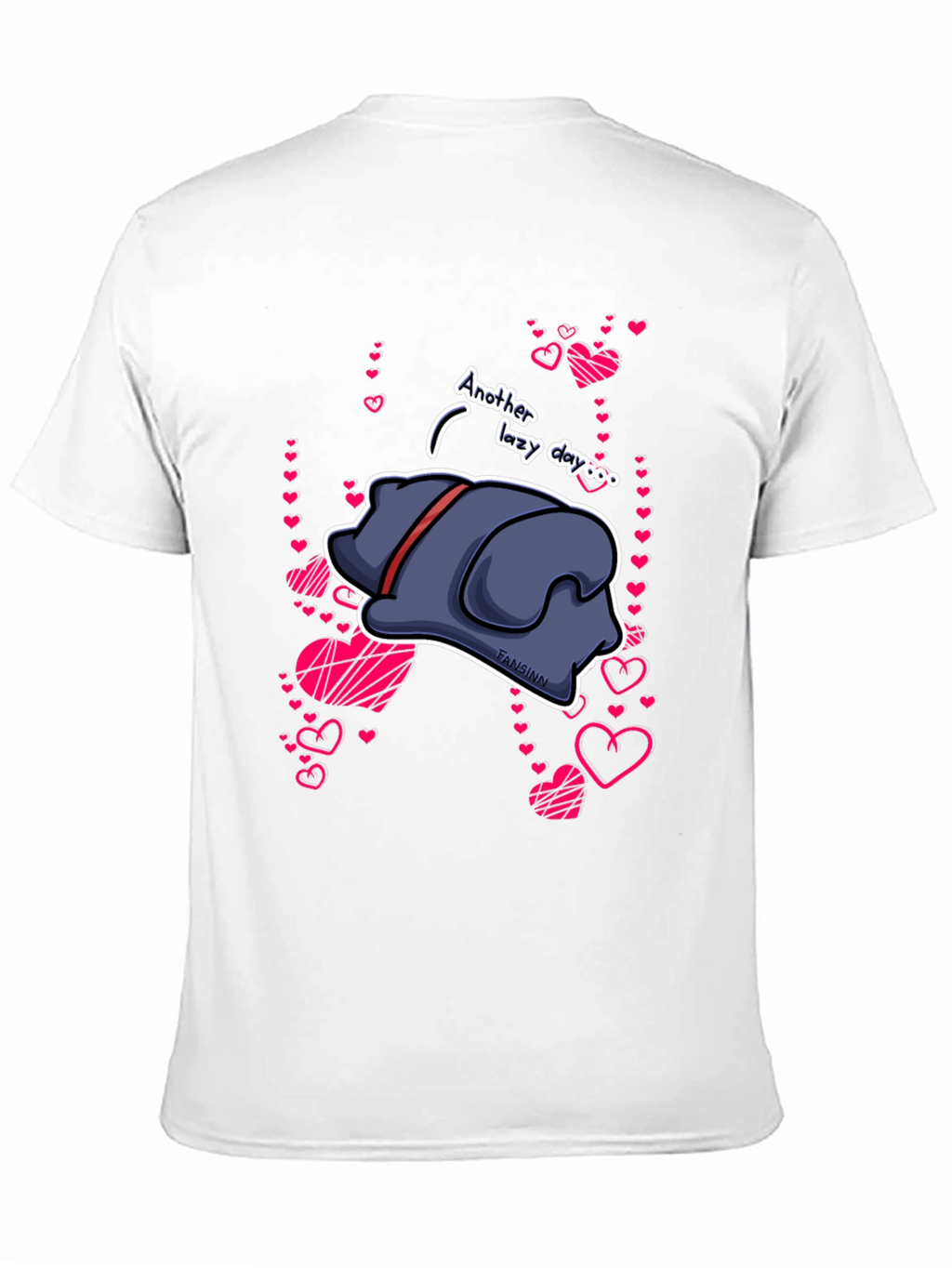 Lazy Day Dog Graphic T-Shirt