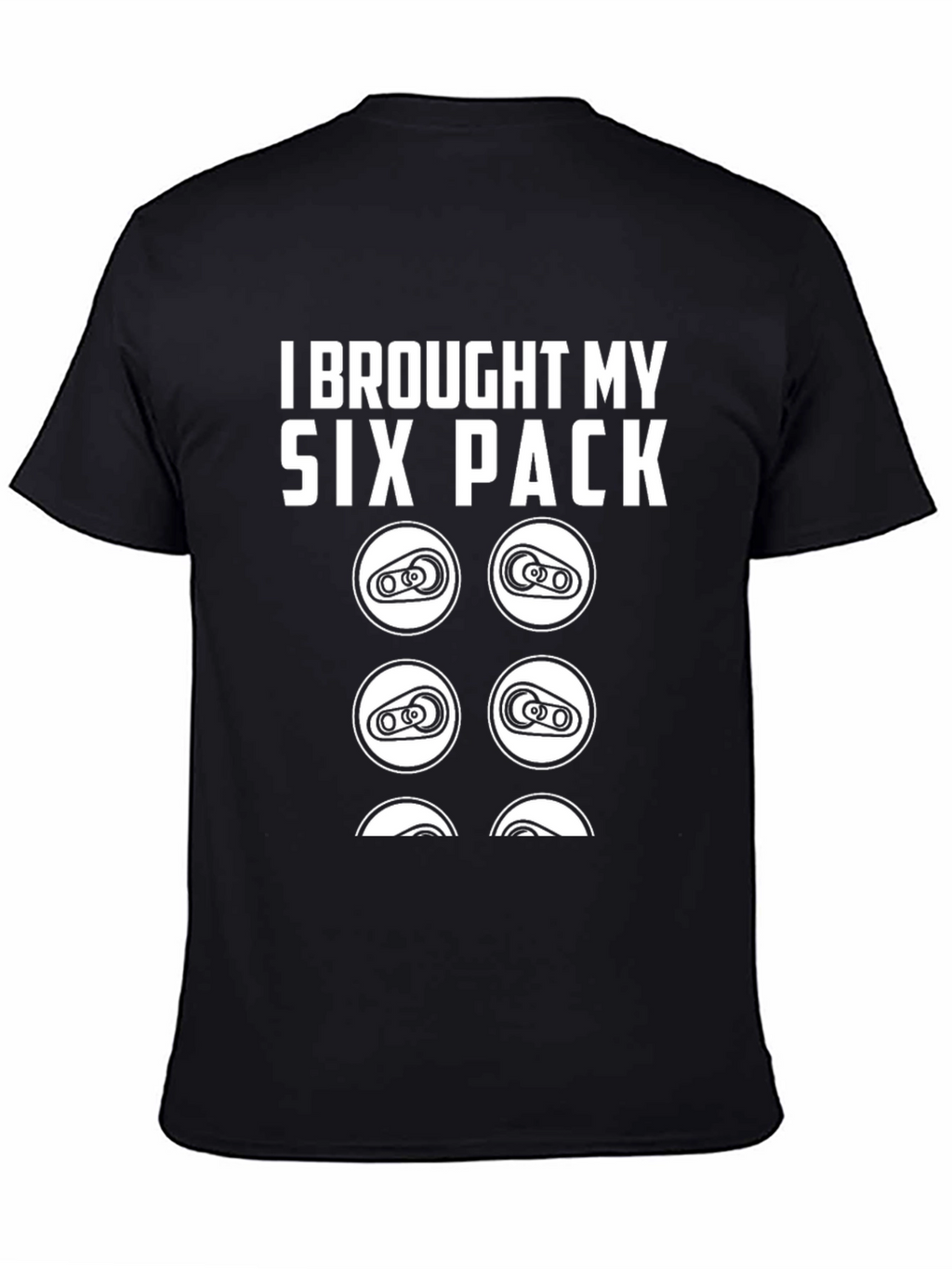 Six Pack Beer T-Shirt Funny Drinking Tee