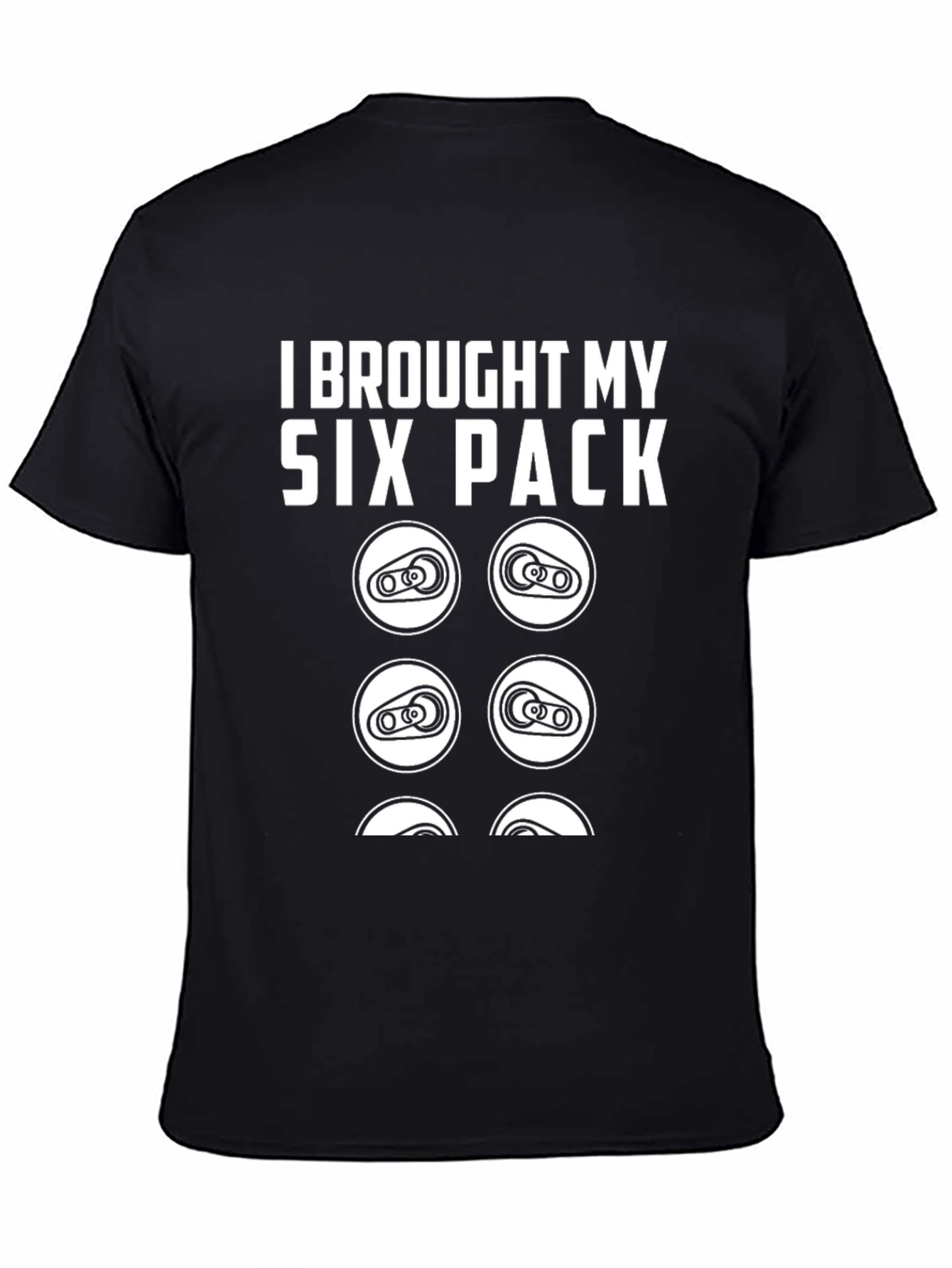 Six Pack Beer T-Shirt Funny Drinking Tee
