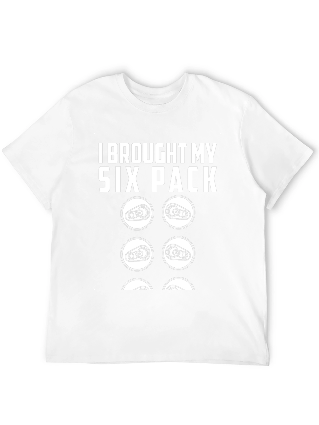 Six Pack Beer T-Shirt Funny Drinking Tee