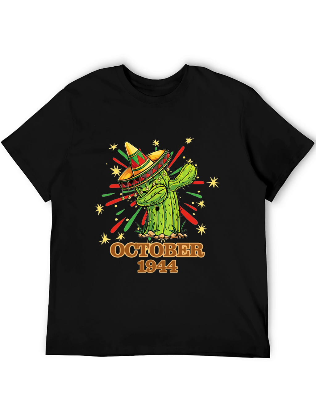 October 1944 Cactus Birthday T-Shirt