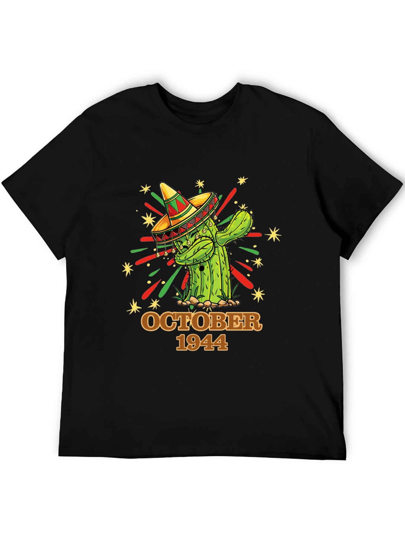 October 1944 Cactus Birthday T-Shirt