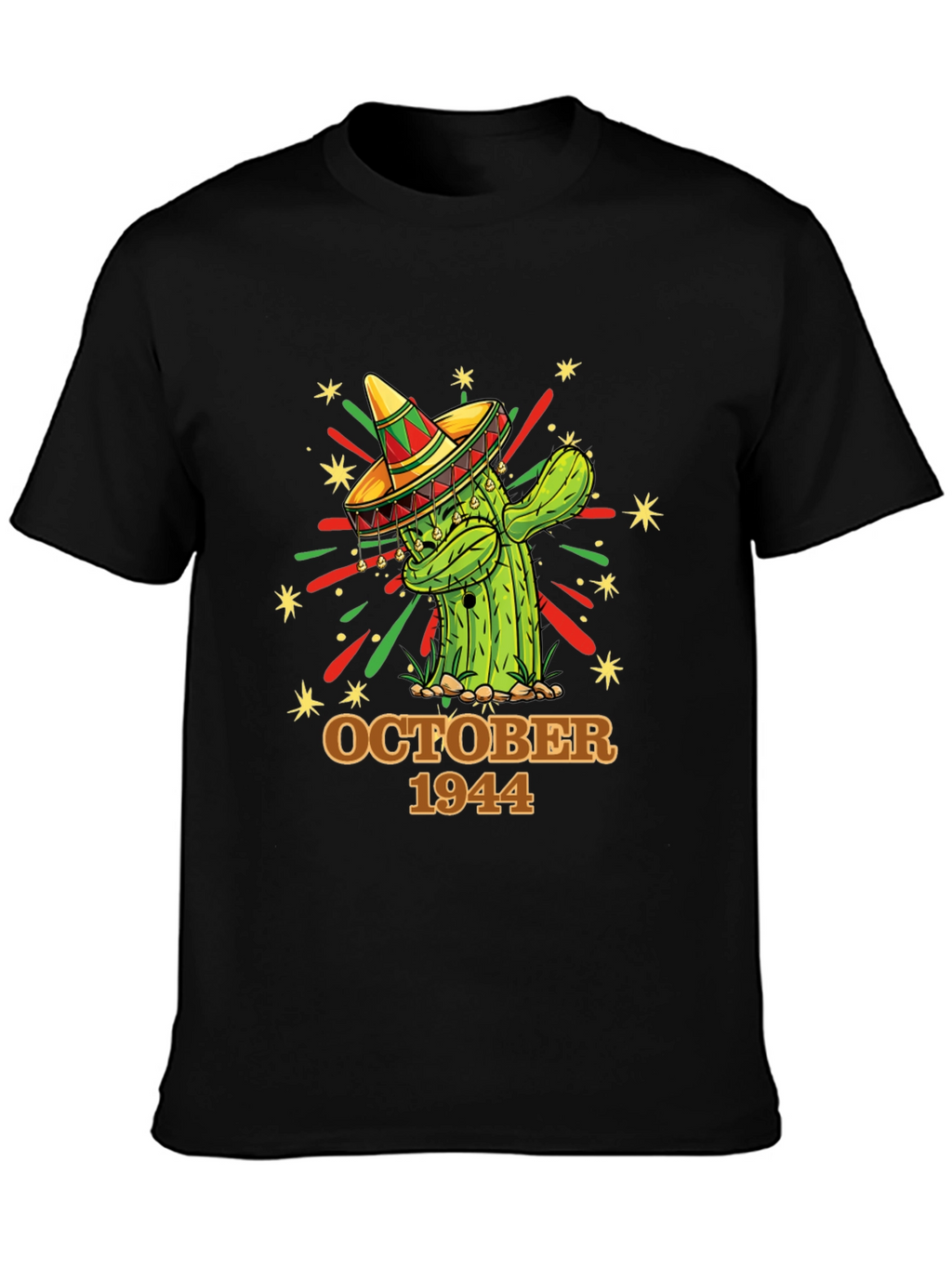 October 1944 Cactus Birthday T-Shirt