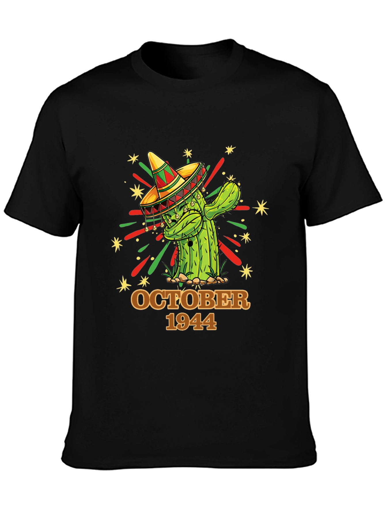 October 1944 Cactus Birthday T-Shirt