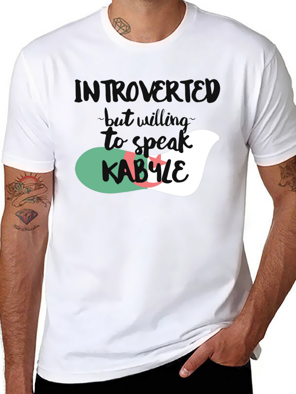 Introvert Kabyle T-Shirt - Algeria Berber Pride
