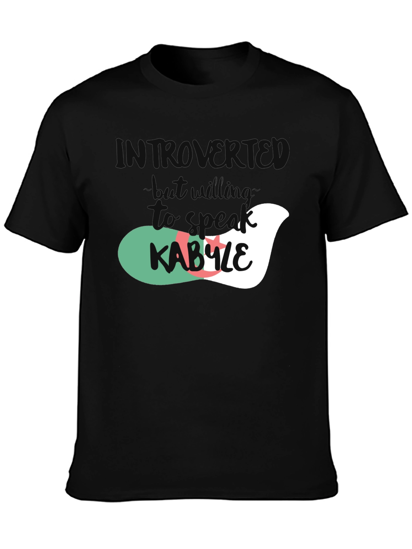 Introvert Kabyle T-Shirt - Algeria Berber Pride