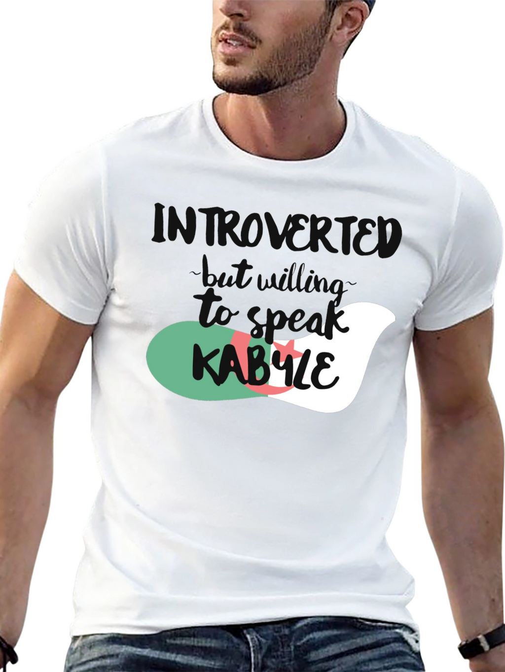 Introvert Kabyle T-Shirt - Algeria Berber Pride