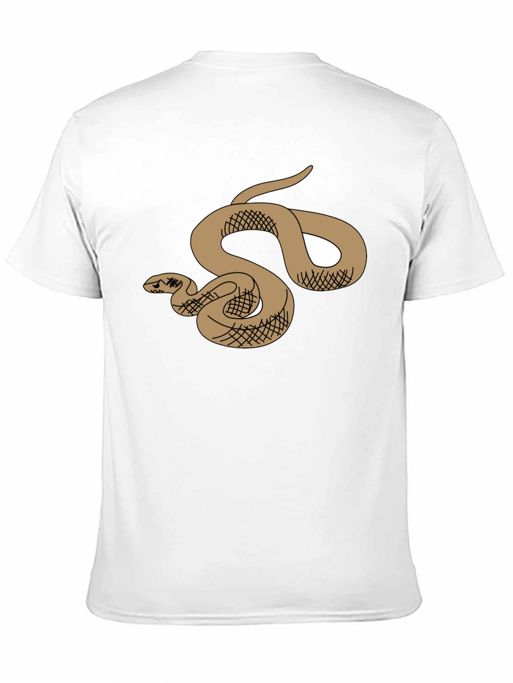 Snake Graphic T-Shirt - Black Cotton Tee