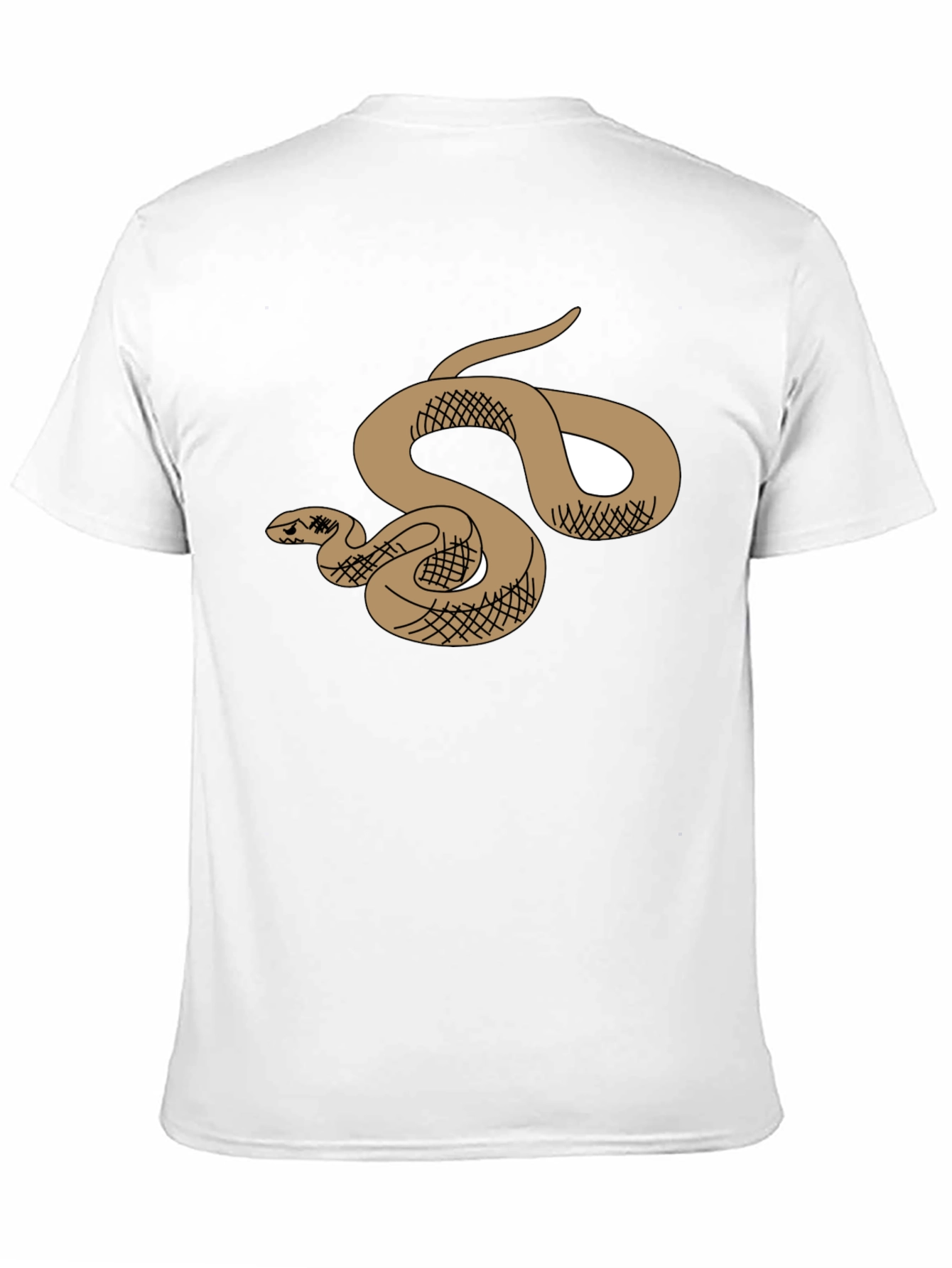 Snake Graphic T-Shirt - Black Cotton Tee