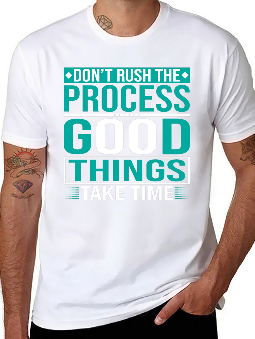 Dont Rush the Process Graphic T-Shirt