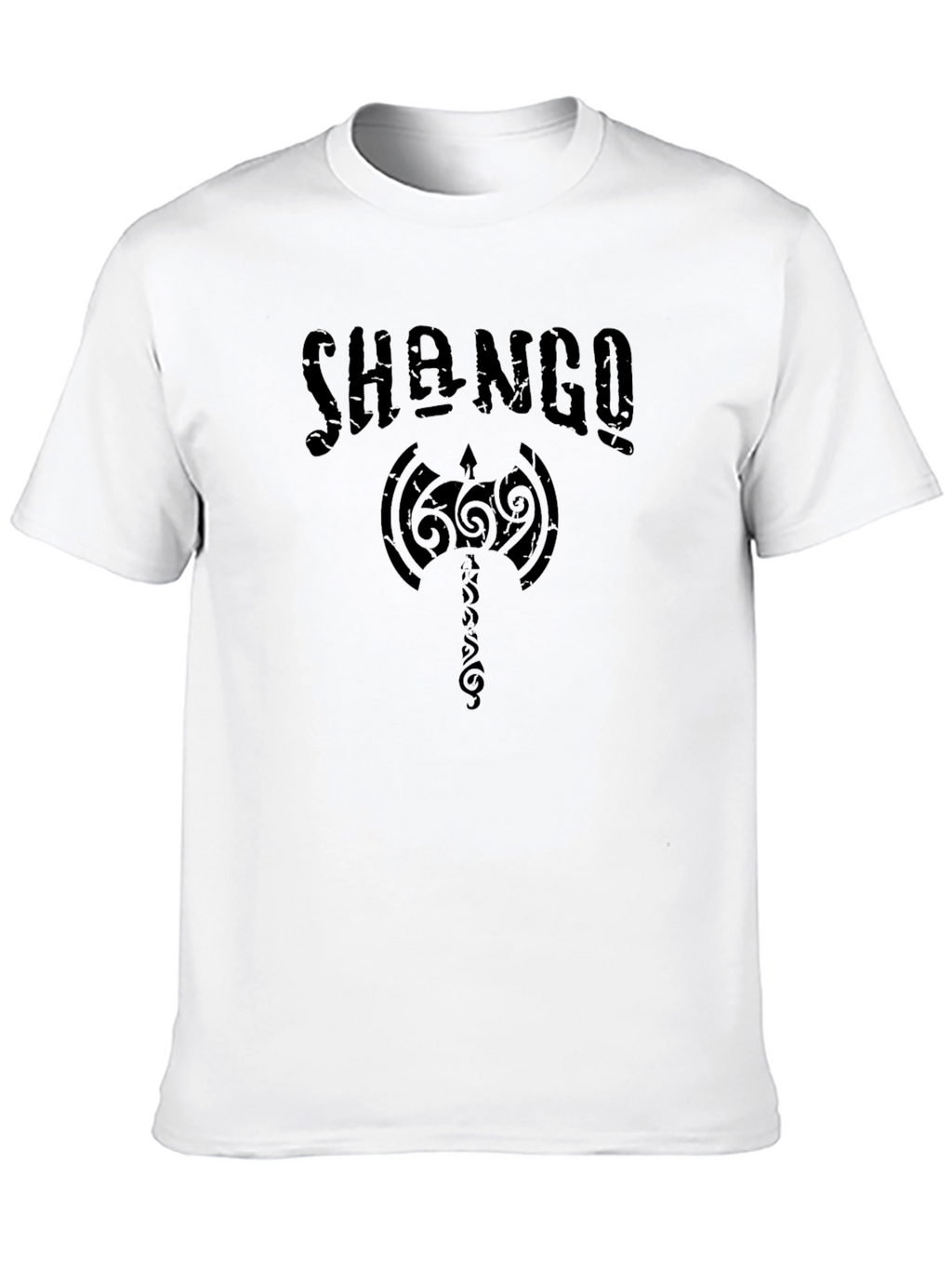 Shango Axe Black Graphic T-Shirt