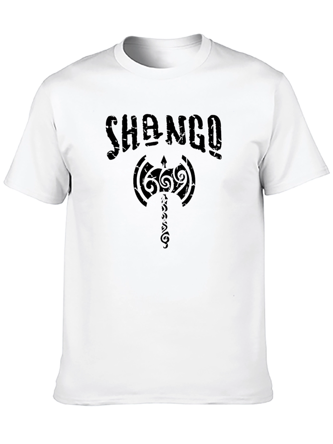 Shango Axe Black Graphic T-Shirt