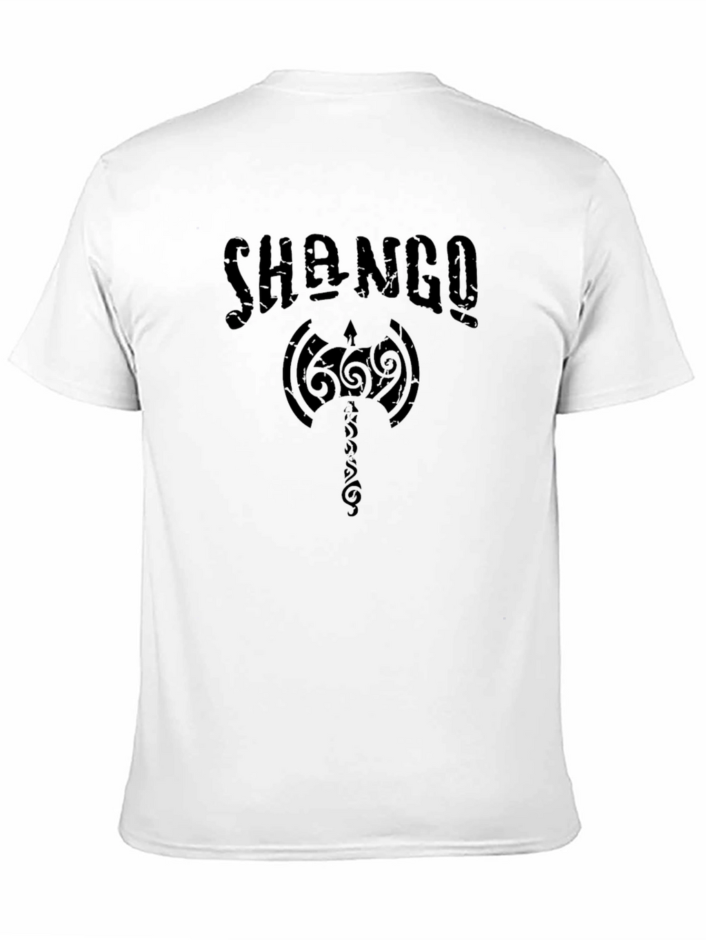 Shango Axe Black Graphic T-Shirt