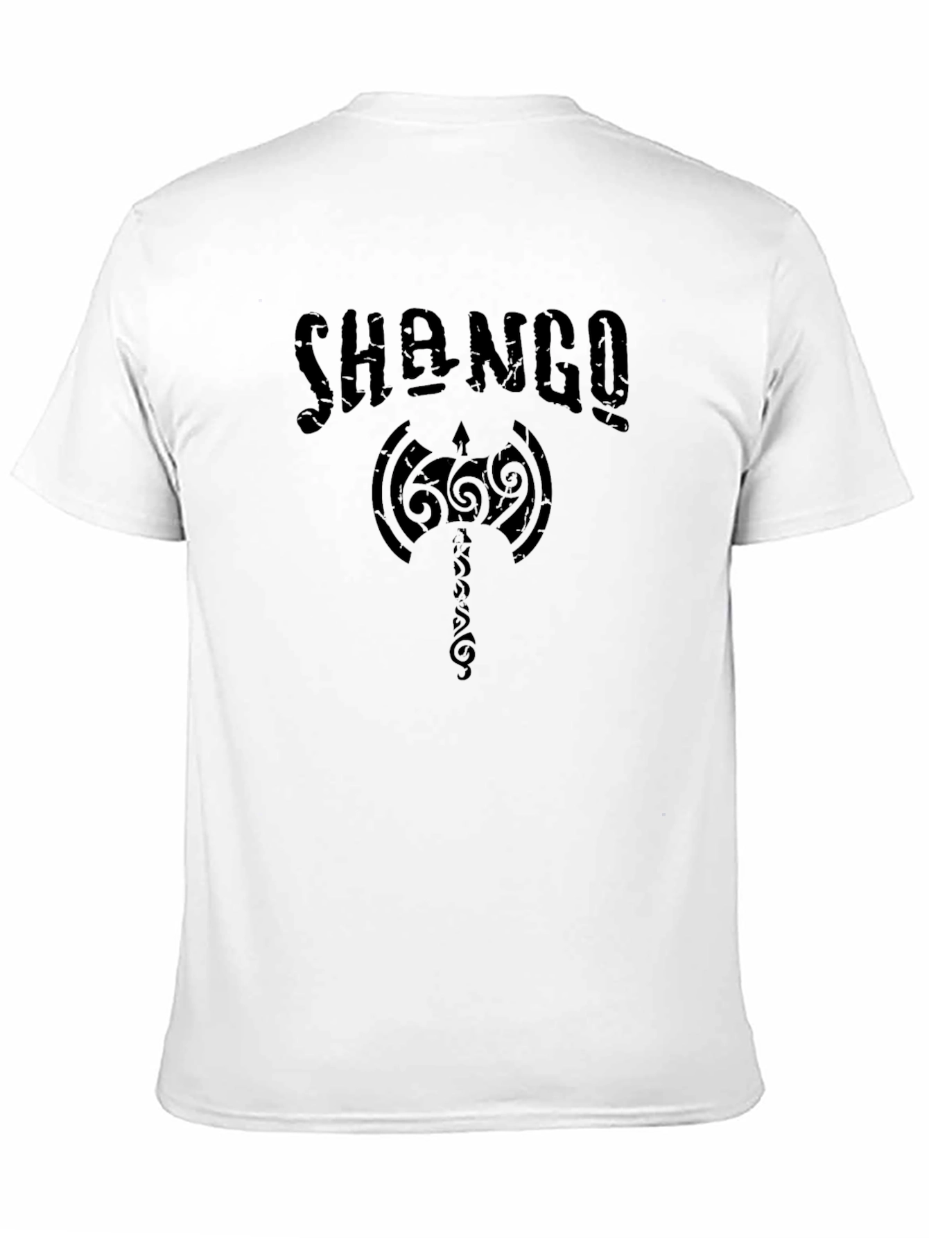 Shango Axe Black Graphic T-Shirt