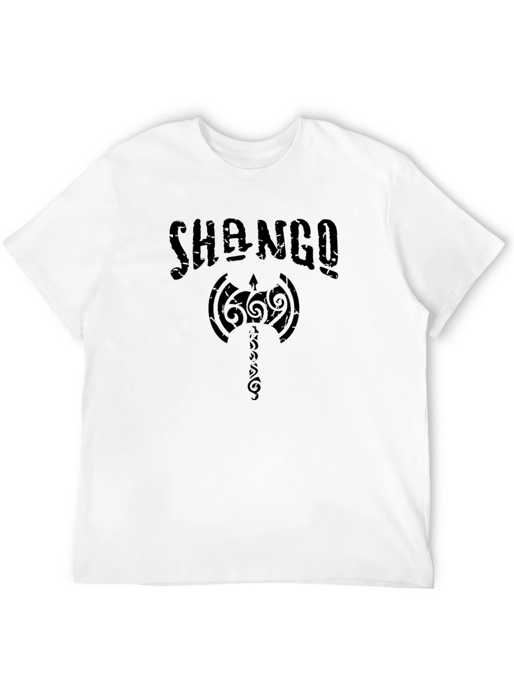 Shango Axe Black Graphic T-Shirt