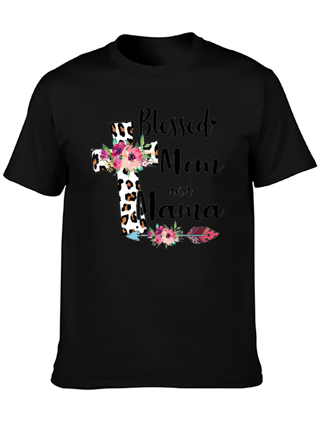 Blessed Mom Mama Graphic Tee
