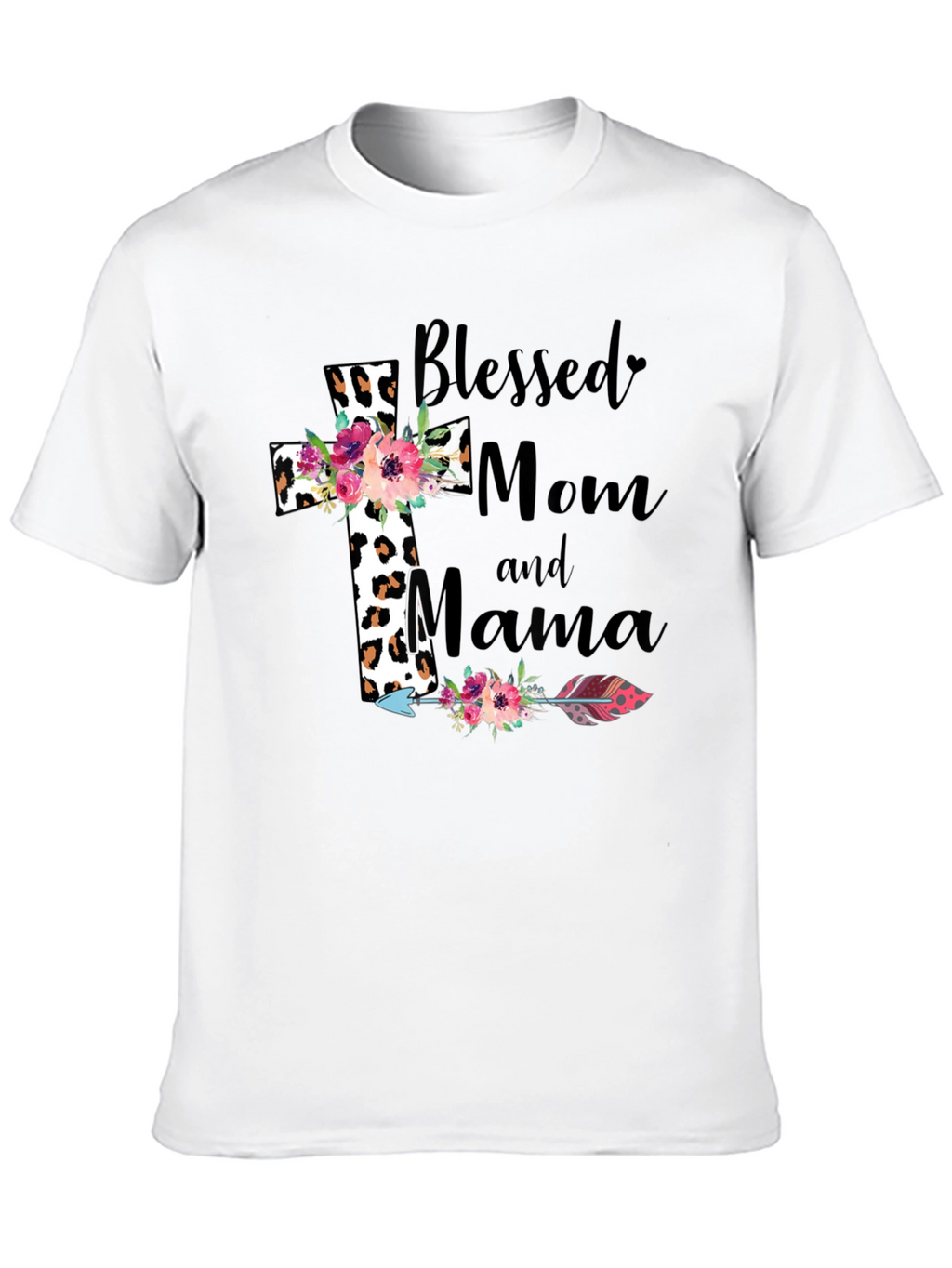 Blessed Mom Mama Graphic Tee