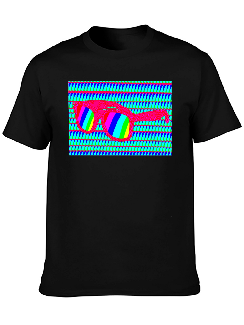 Retro Sunglasses Graphic T-Shirt - Vibrant Design