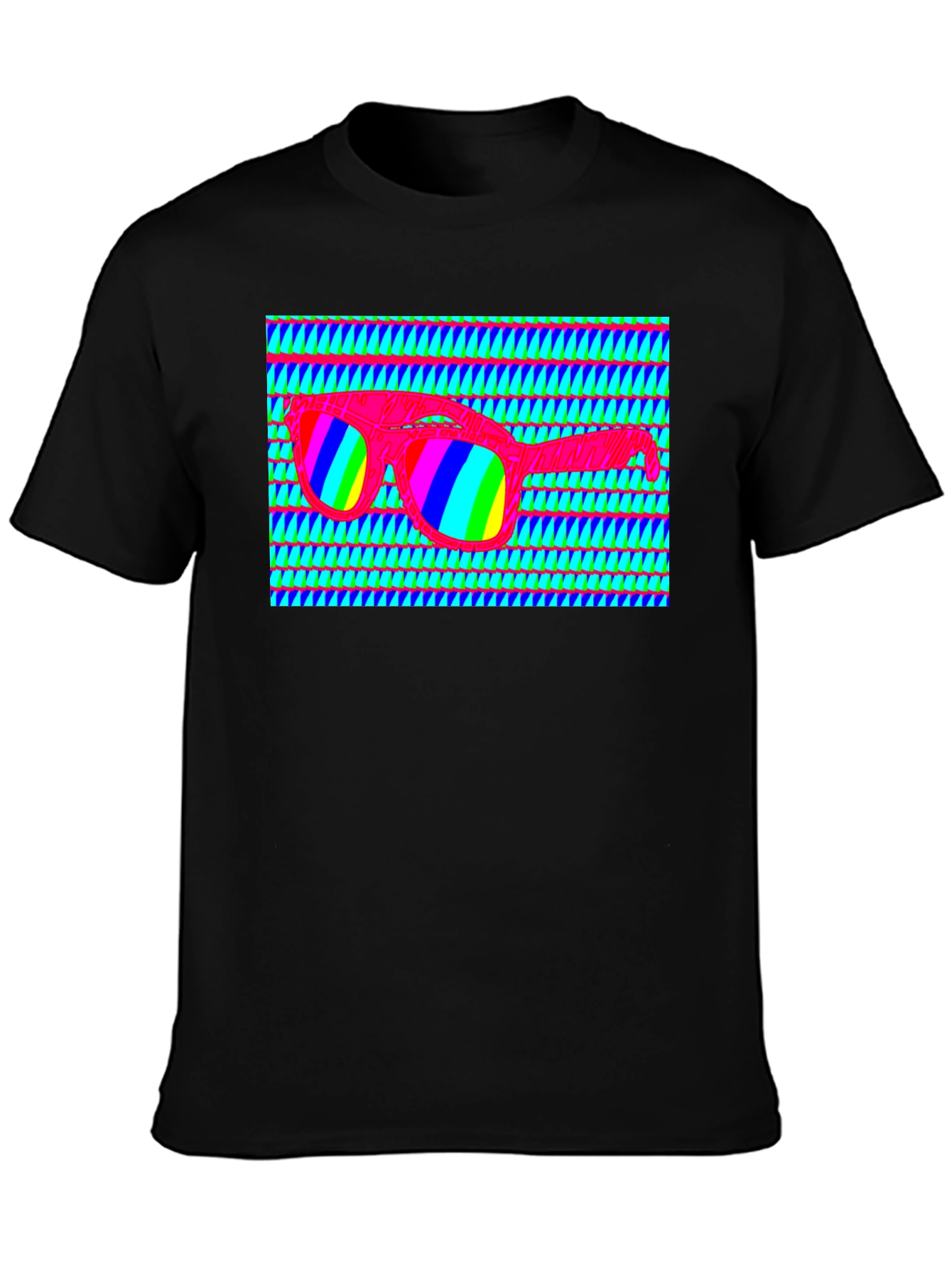 Retro Sunglasses Graphic T-Shirt - Vibrant Design