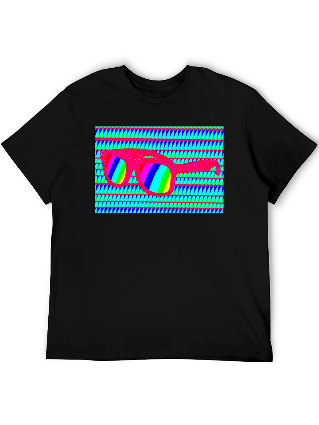 Retro Sunglasses Graphic T-Shirt - Vibrant Design