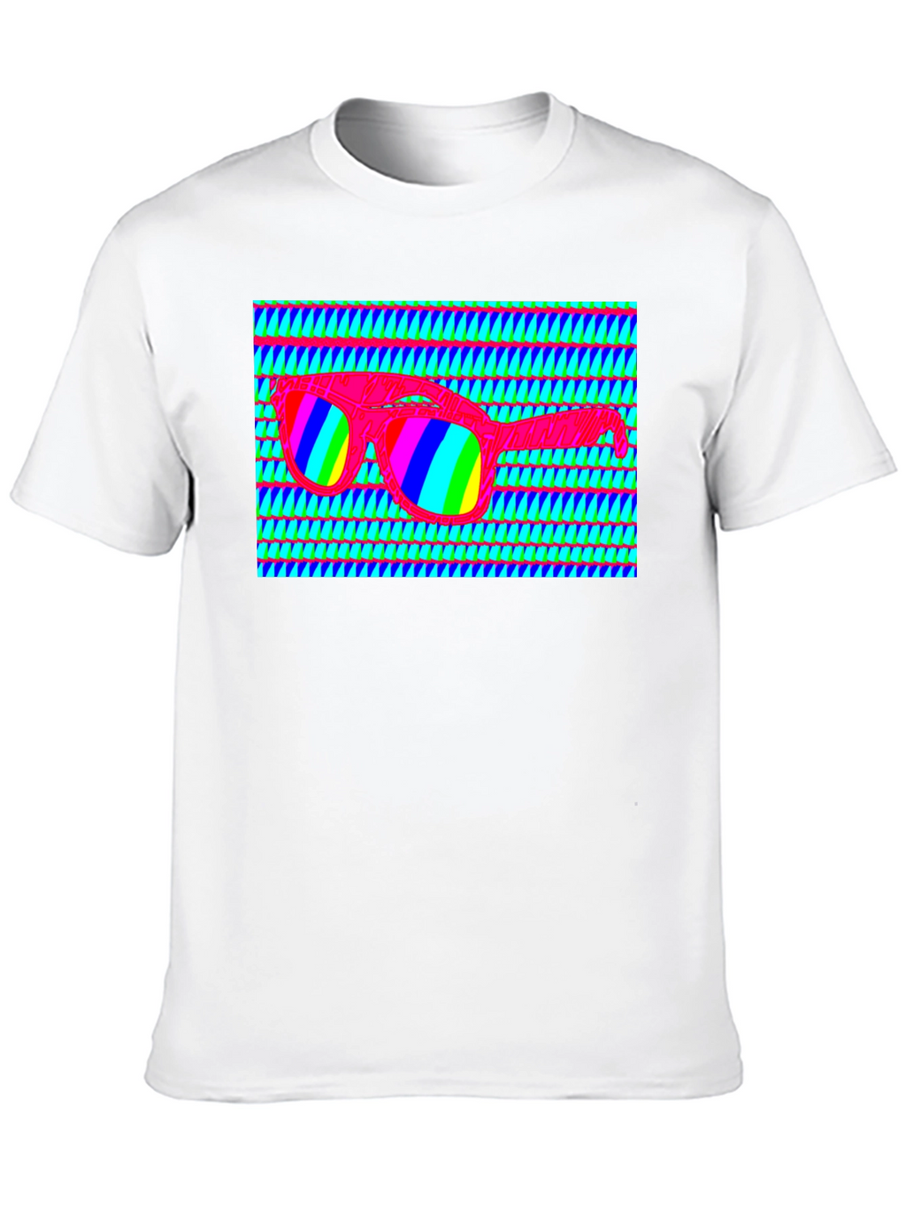 Retro Sunglasses Graphic T-Shirt - Vibrant Design
