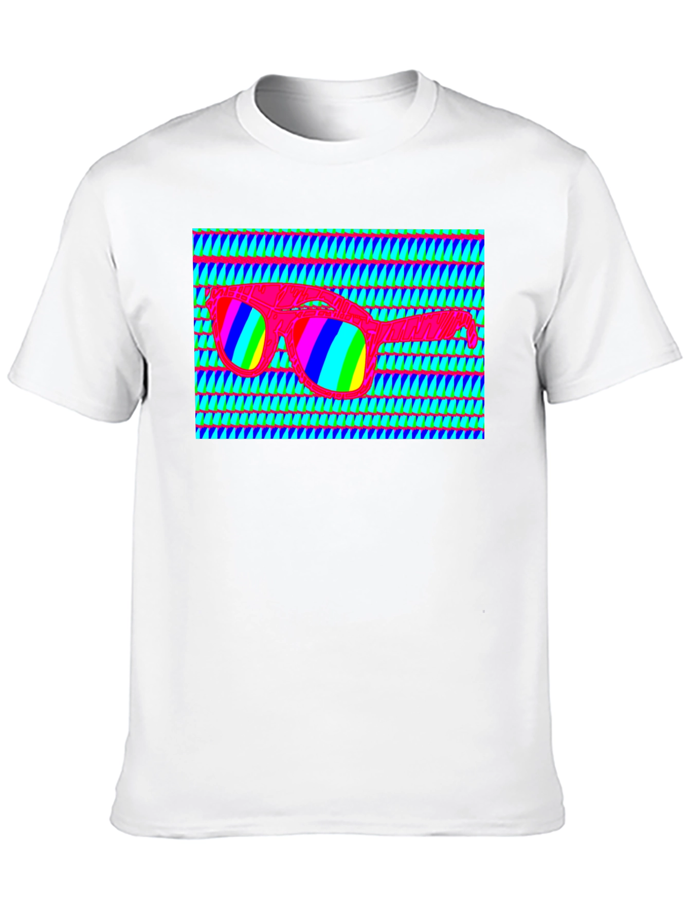 Retro Sunglasses Graphic T-Shirt - Vibrant Design