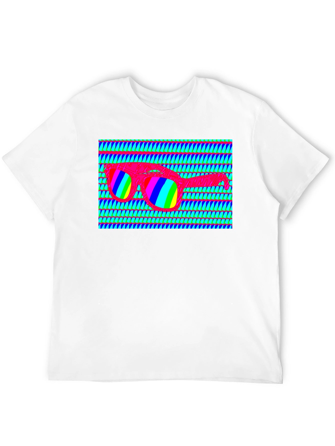 Retro Sunglasses Graphic T-Shirt - Vibrant Design