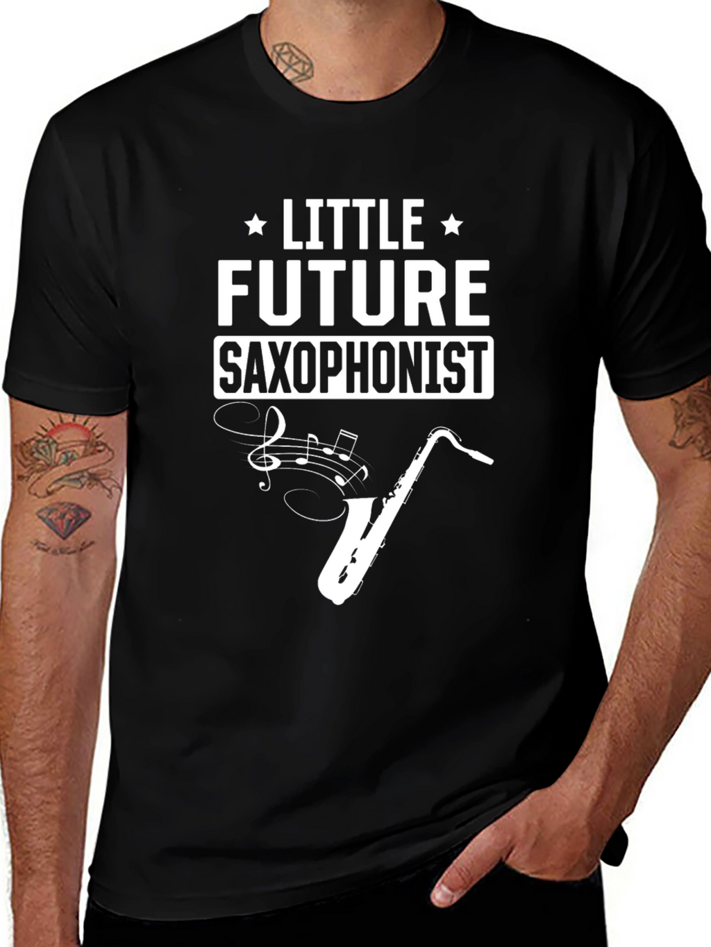 Future Saxophonist Graphic Tee - Music Lovers Gift