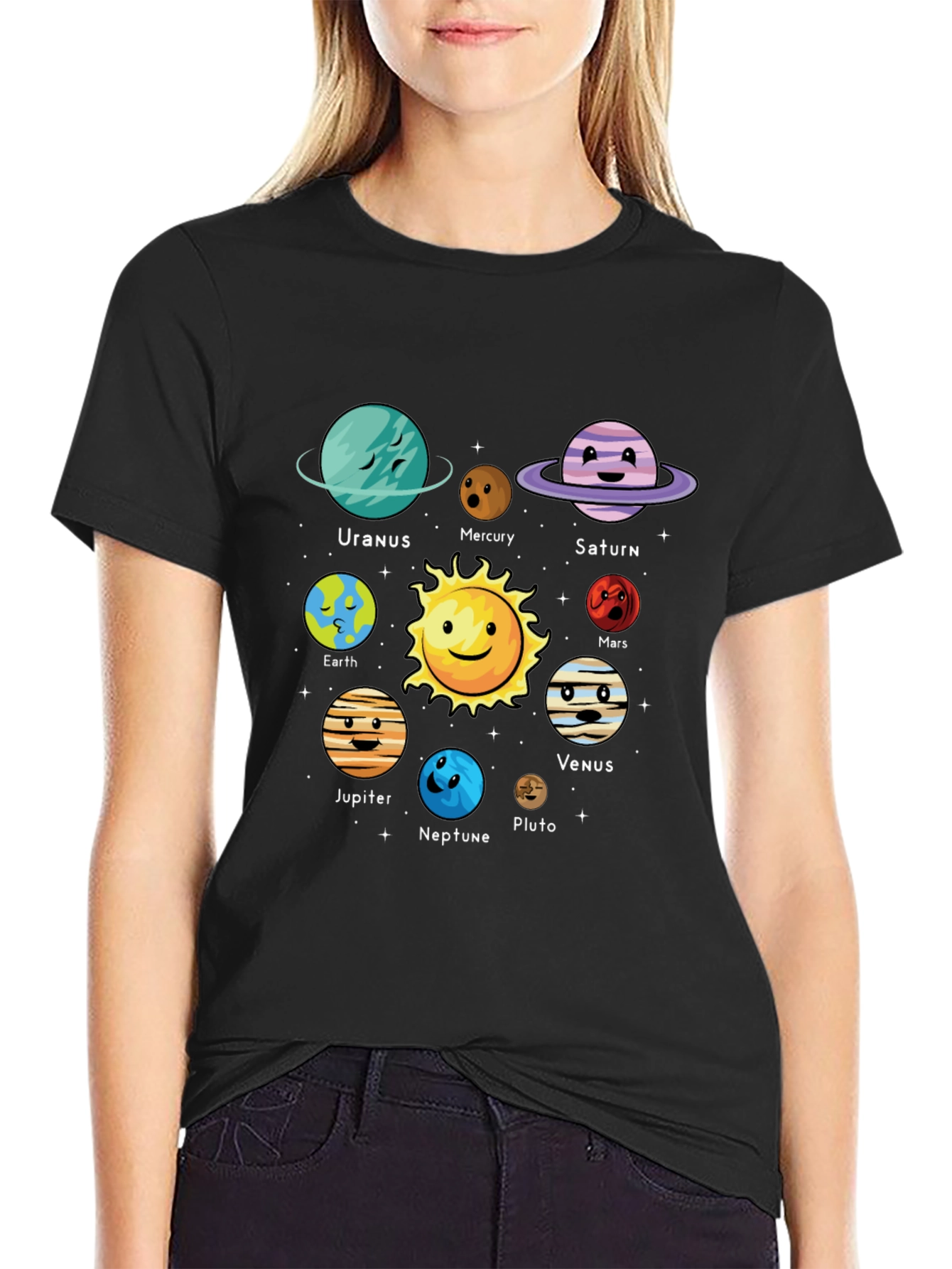 Planets T-Shirt: Cute Solar System Tee