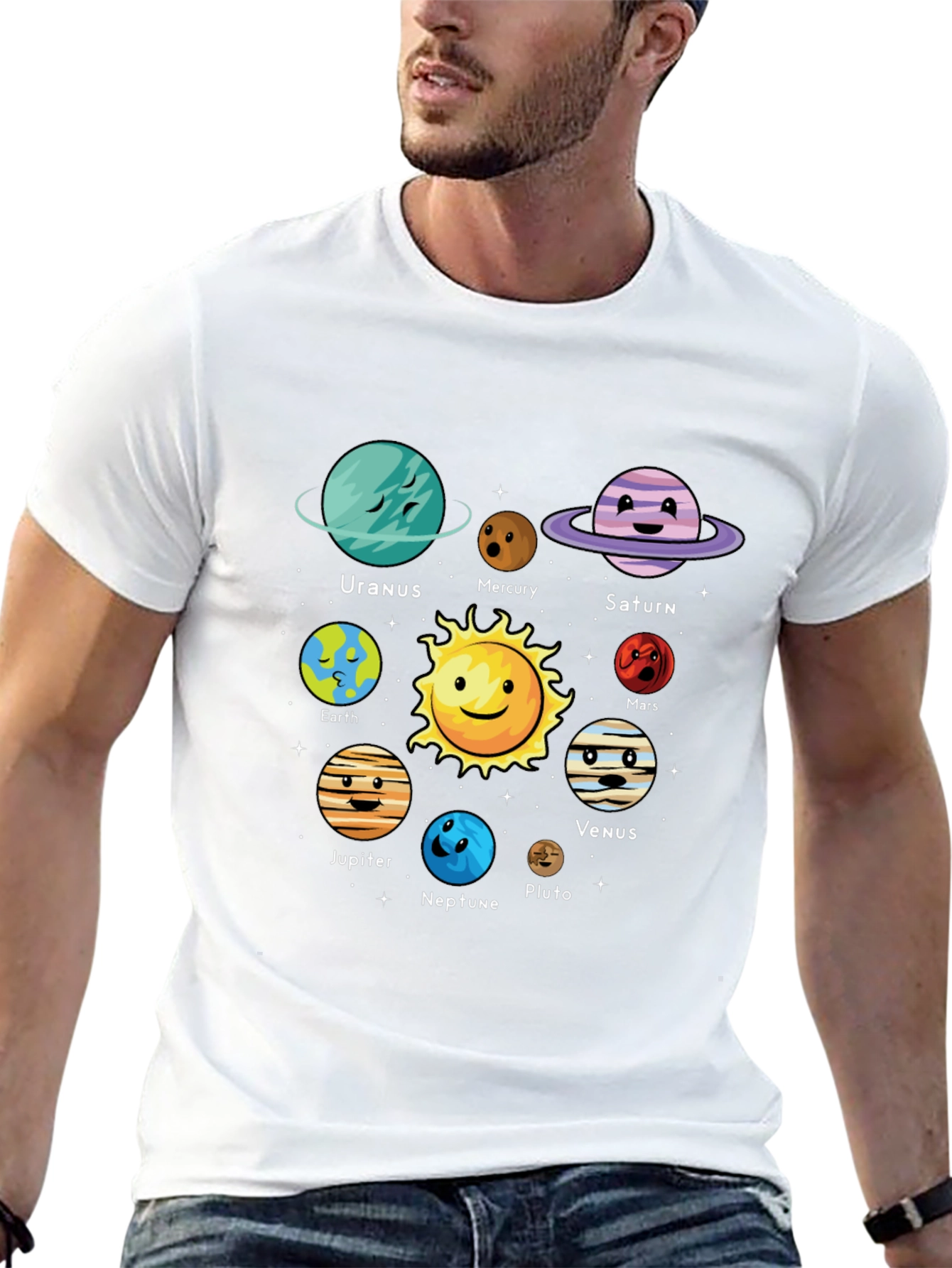 Planets T-Shirt: Cute Solar System Tee