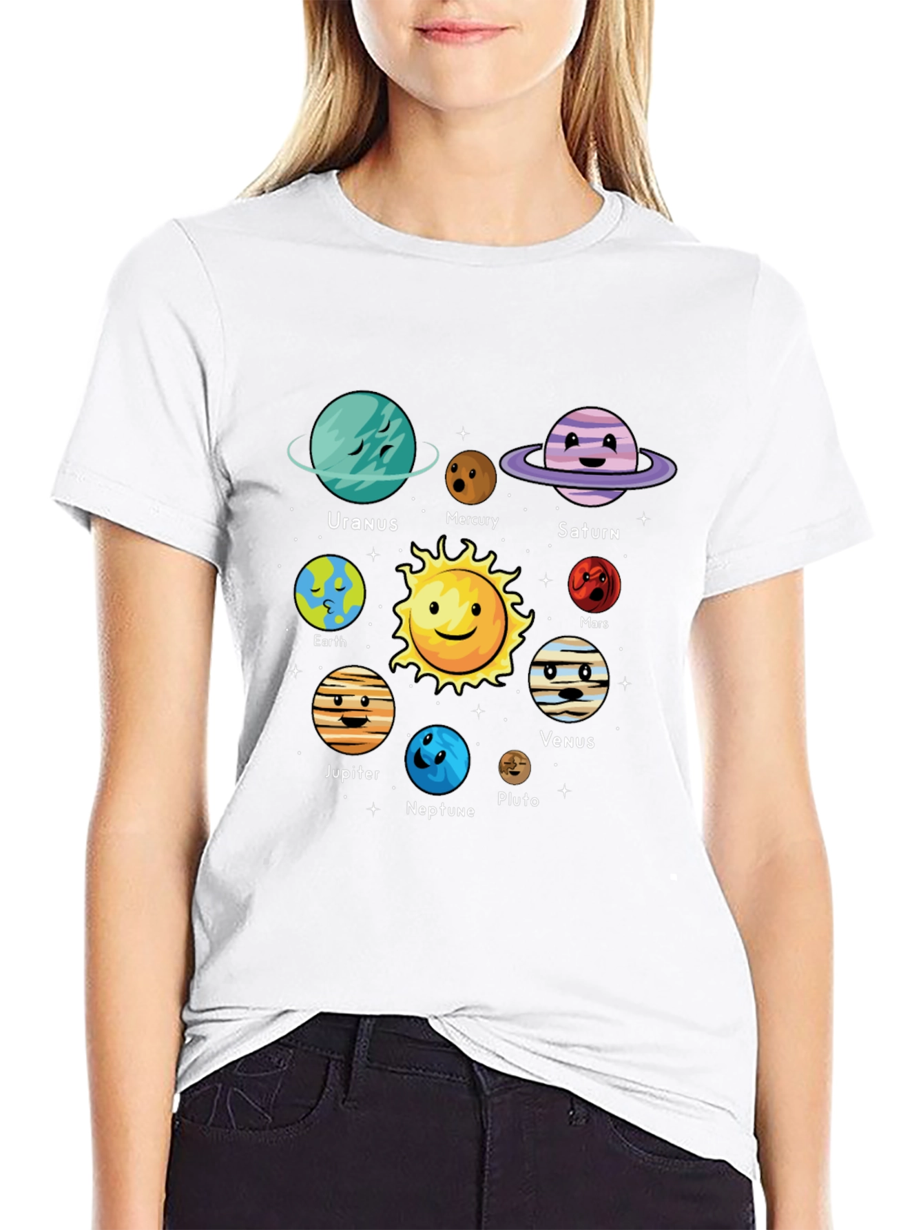 Planets T-Shirt: Cute Solar System Tee