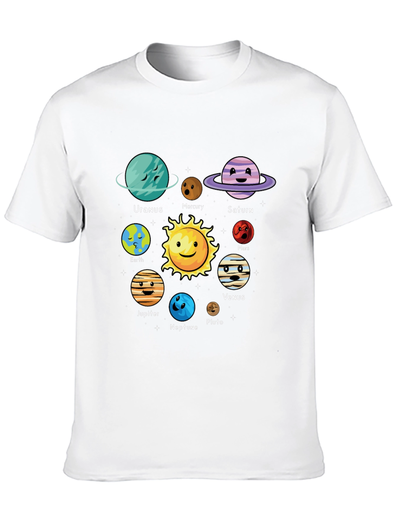 Planets T-Shirt: Cute Solar System Tee