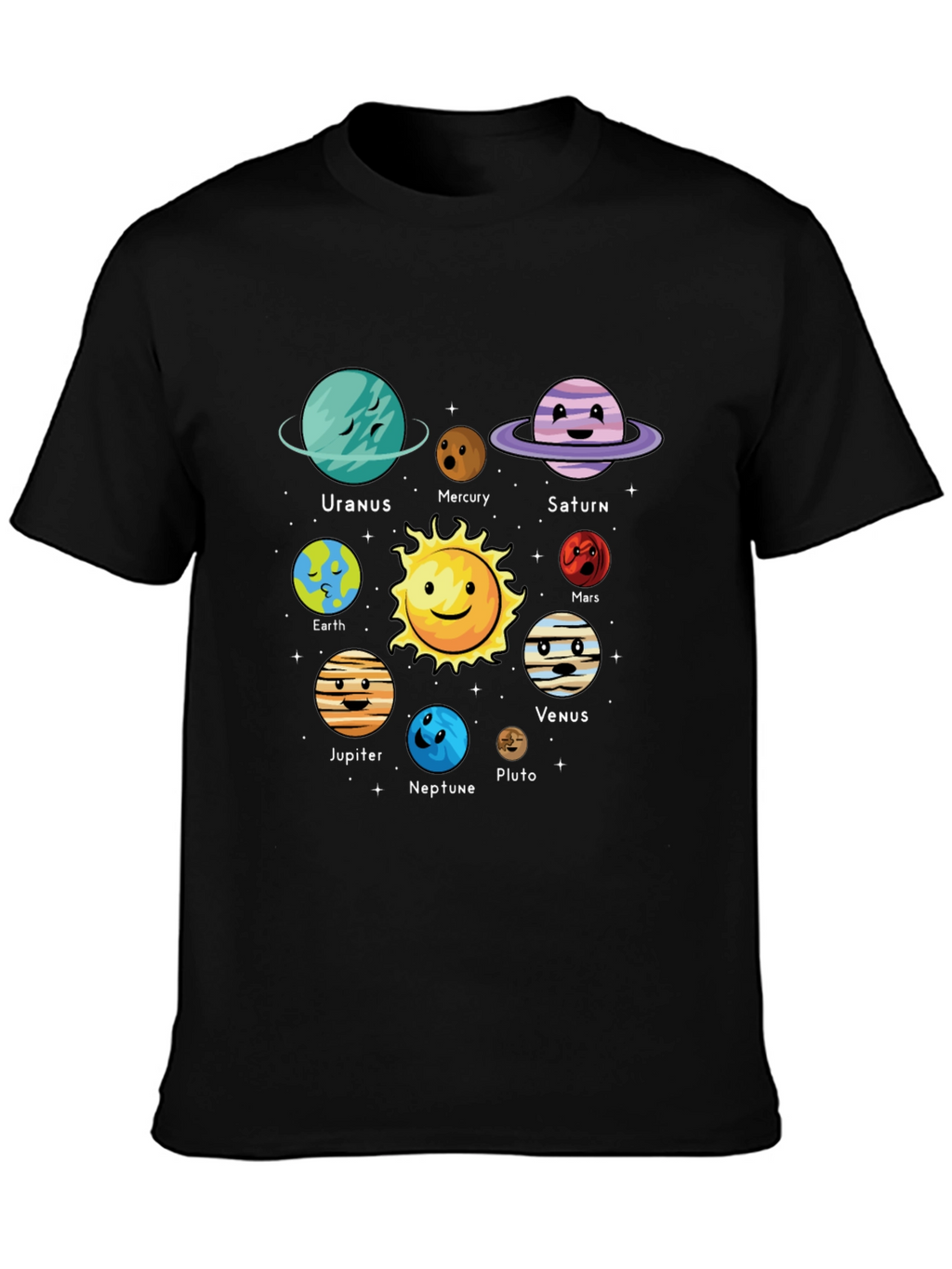 Planets T-Shirt: Cute Solar System Tee