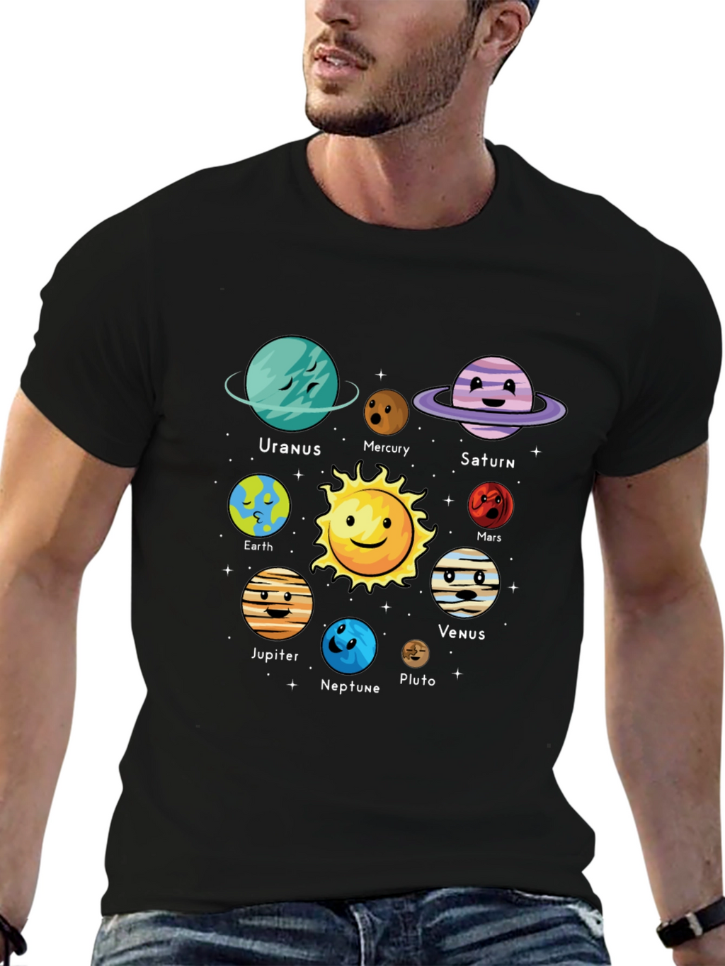 Planets T-Shirt: Cute Solar System Tee
