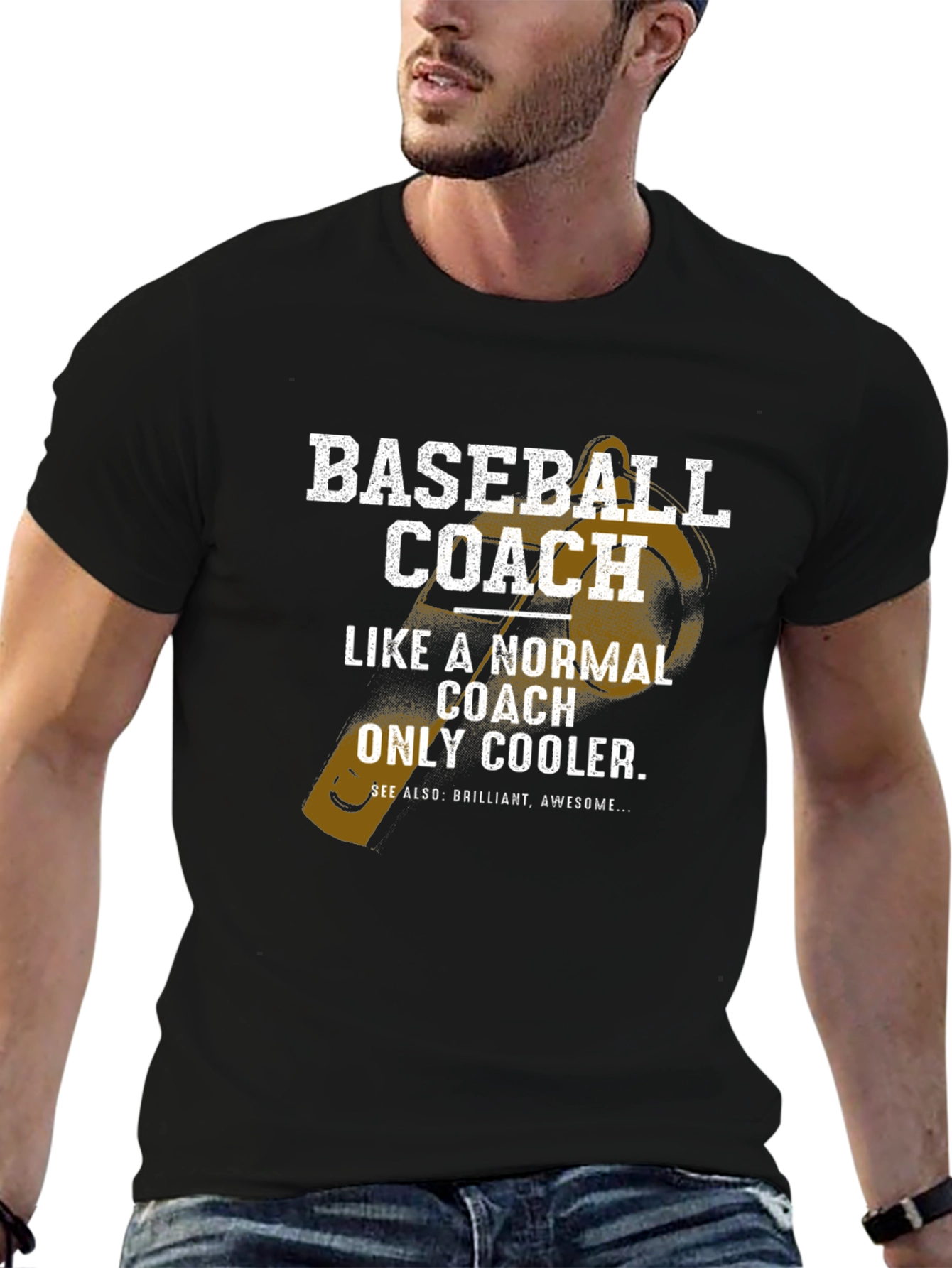 Baseball Coach Funny Graphic T-Shirt