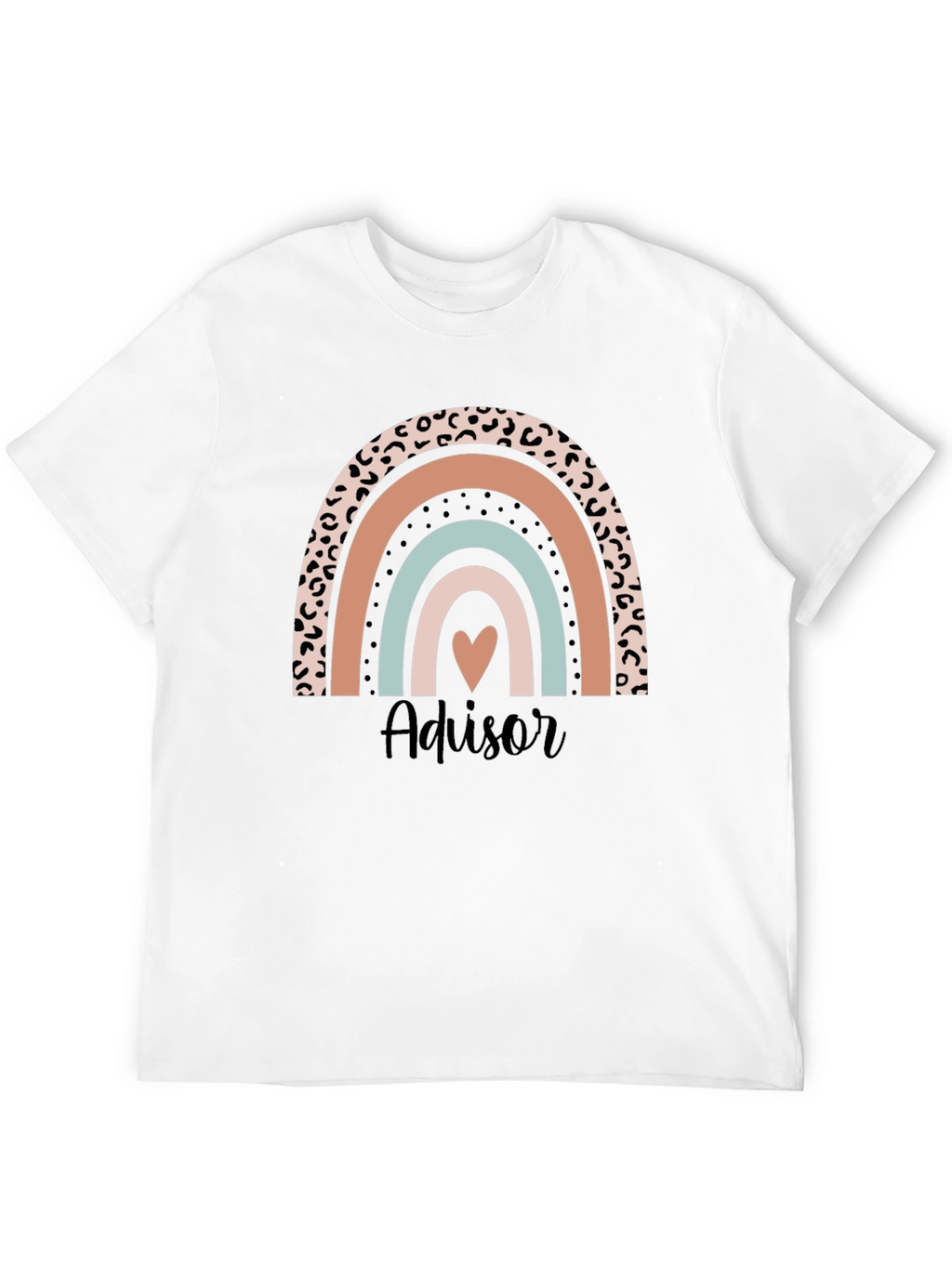 Advisor Rainbow Heart T-Shirt - Cute & Stylish