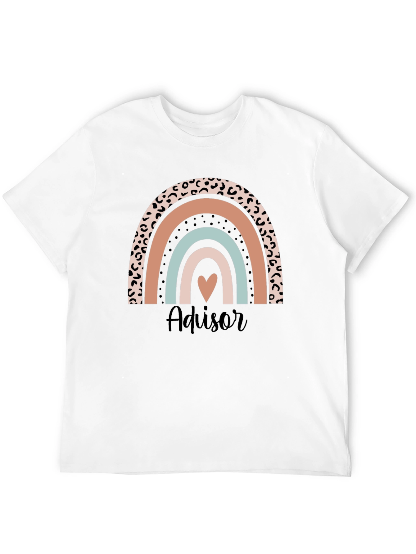 Advisor Rainbow Heart T-Shirt - Cute & Stylish