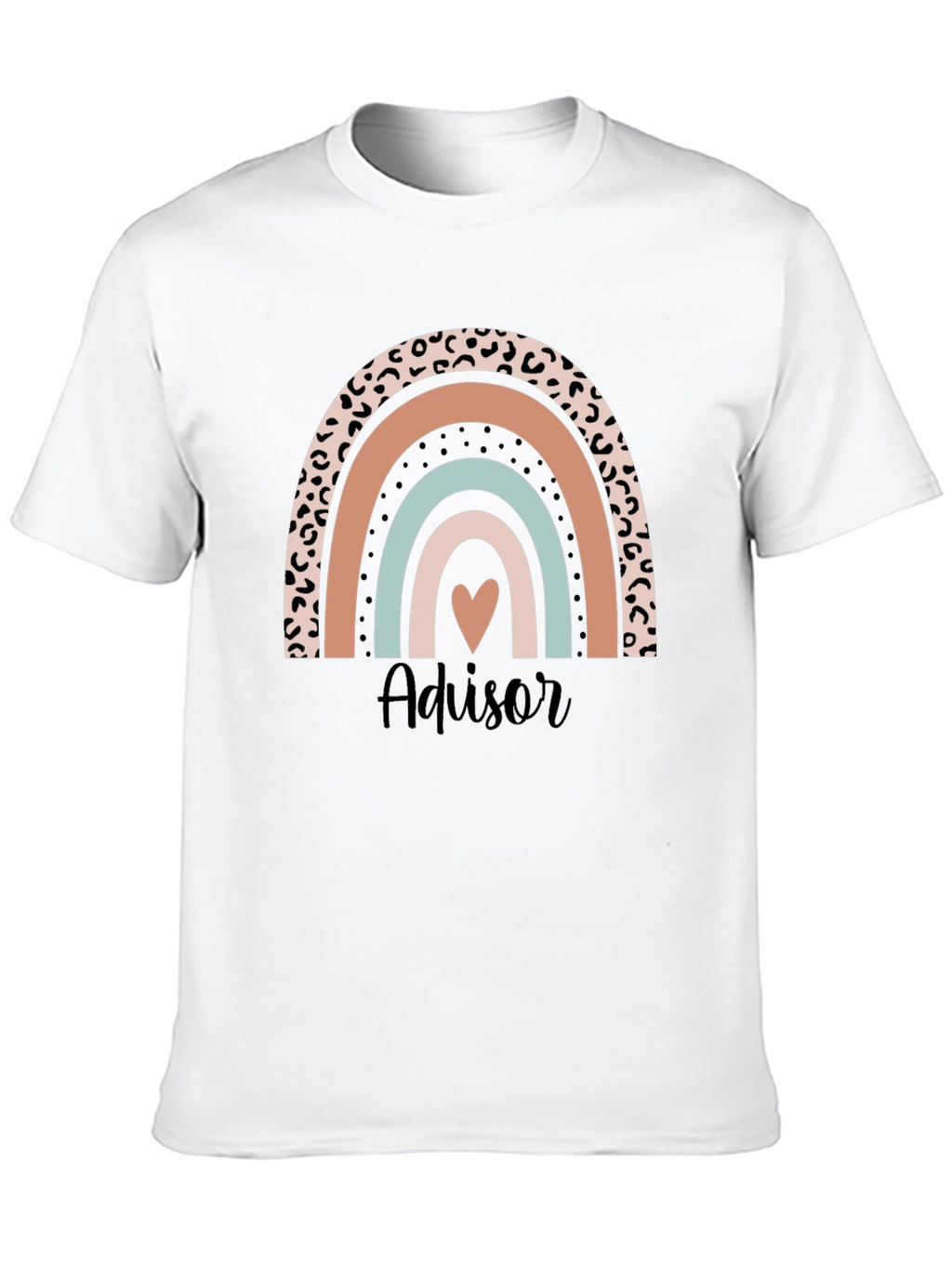 Advisor Rainbow Heart T-Shirt - Cute & Stylish