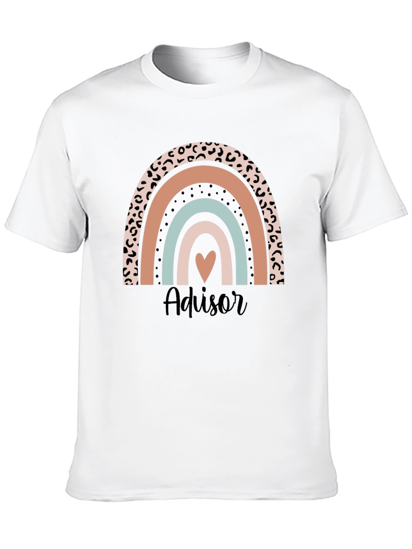Advisor Rainbow Heart T-Shirt - Cute & Stylish