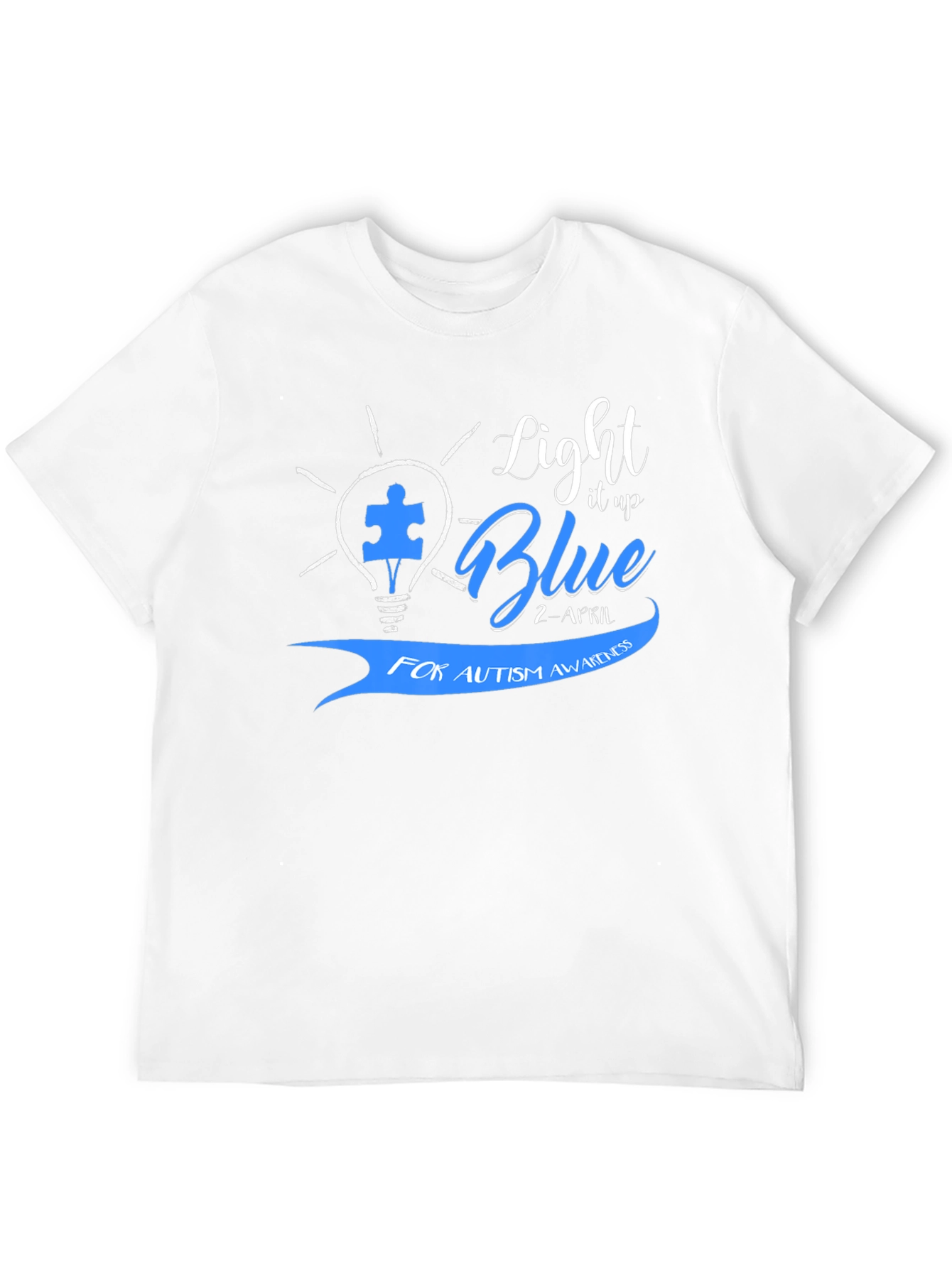 Light It Up Blue Autism Awareness T-Shirt