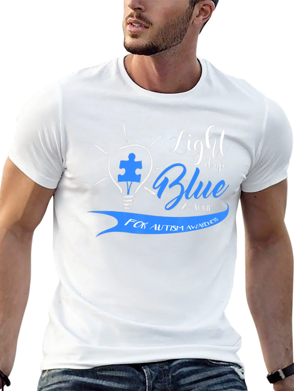 Light It Up Blue Autism Awareness T-Shirt