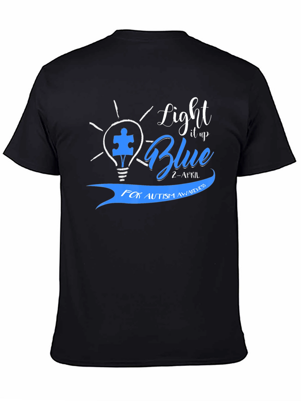 Light It Up Blue Autism Awareness T-Shirt