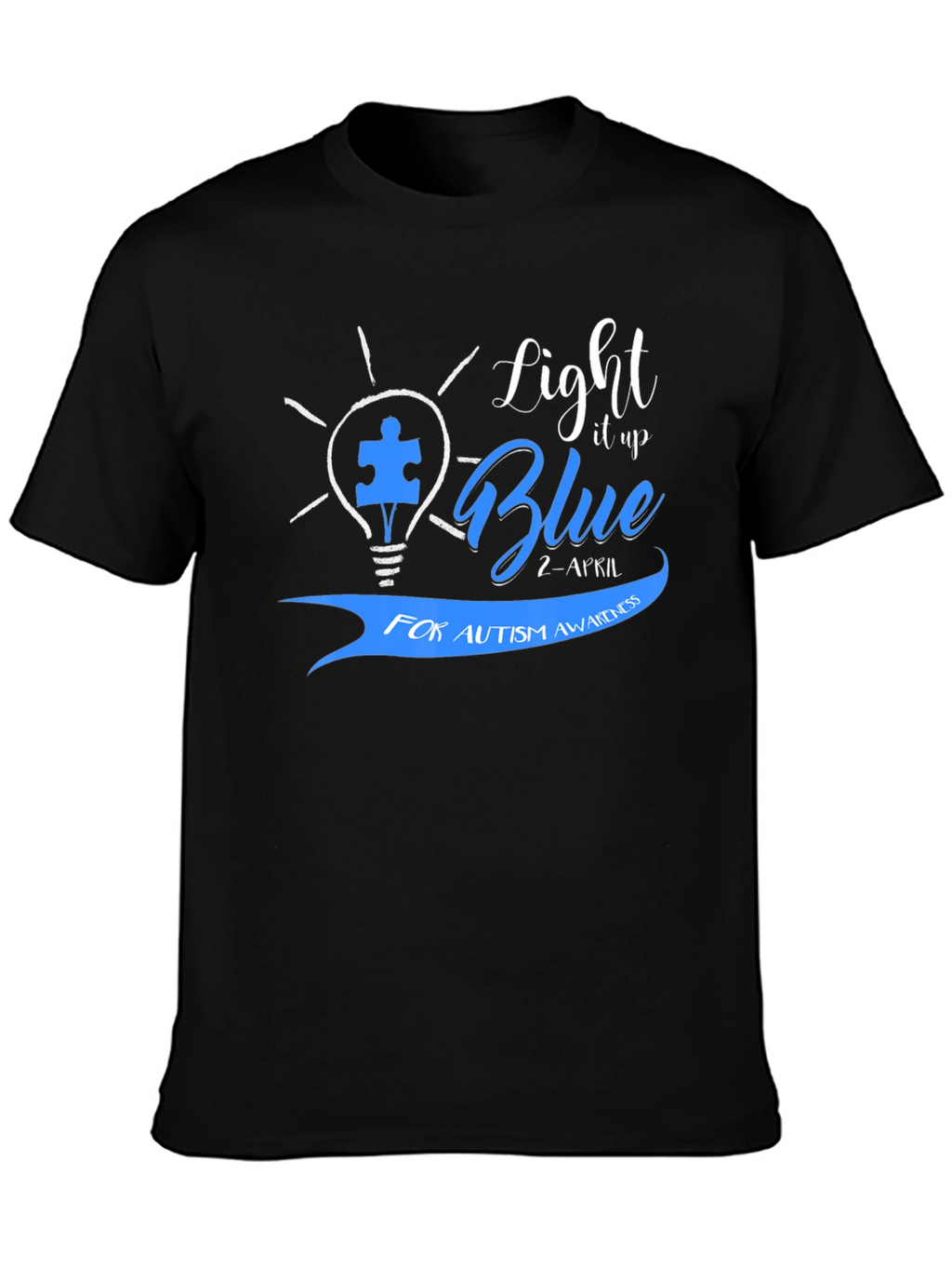 Light It Up Blue Autism Awareness T-Shirt