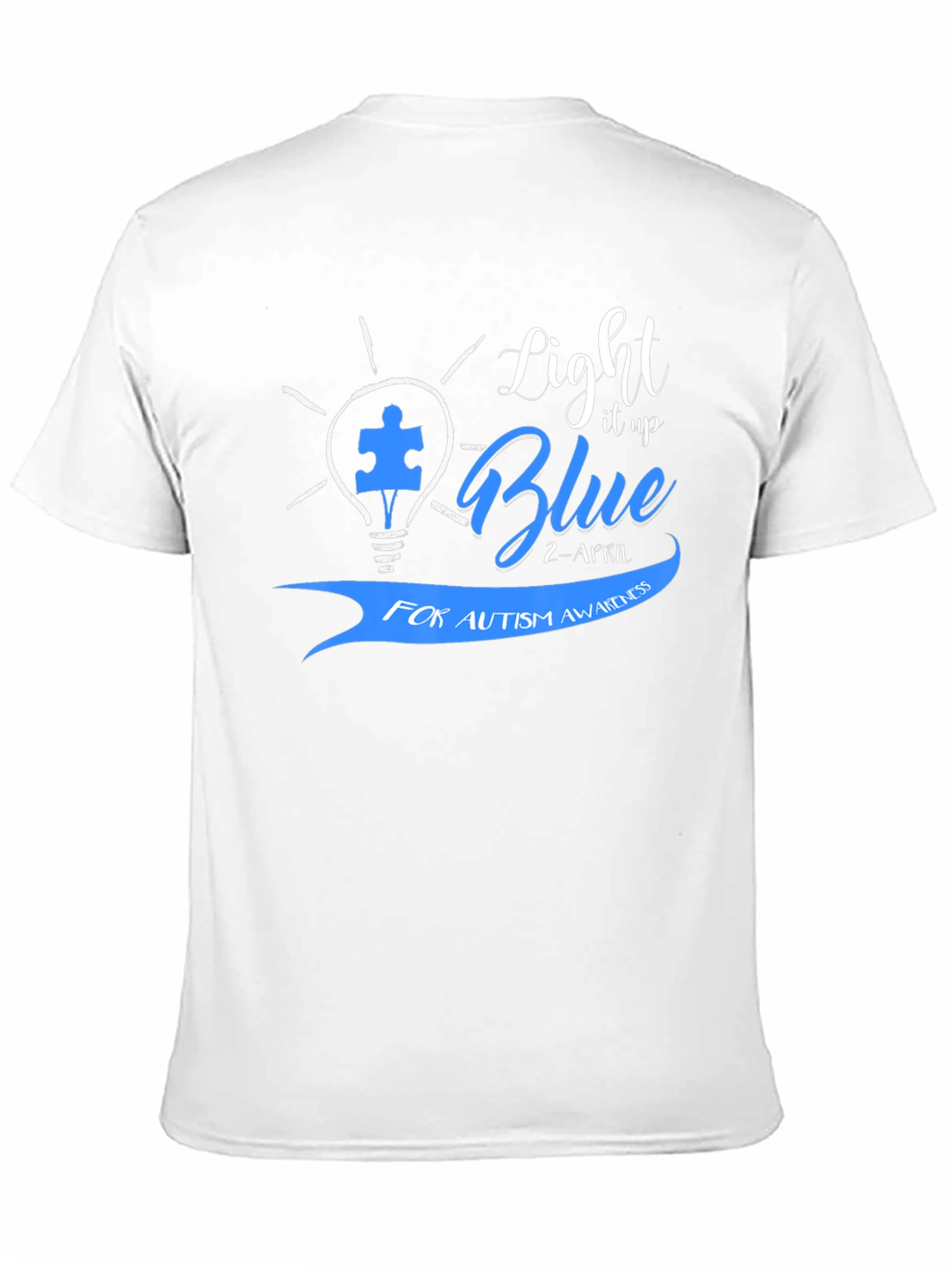 Light It Up Blue Autism Awareness T-Shirt