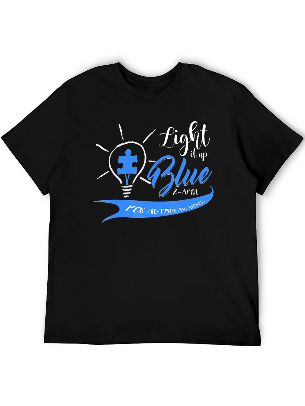 Light It Up Blue Autism Awareness T-Shirt