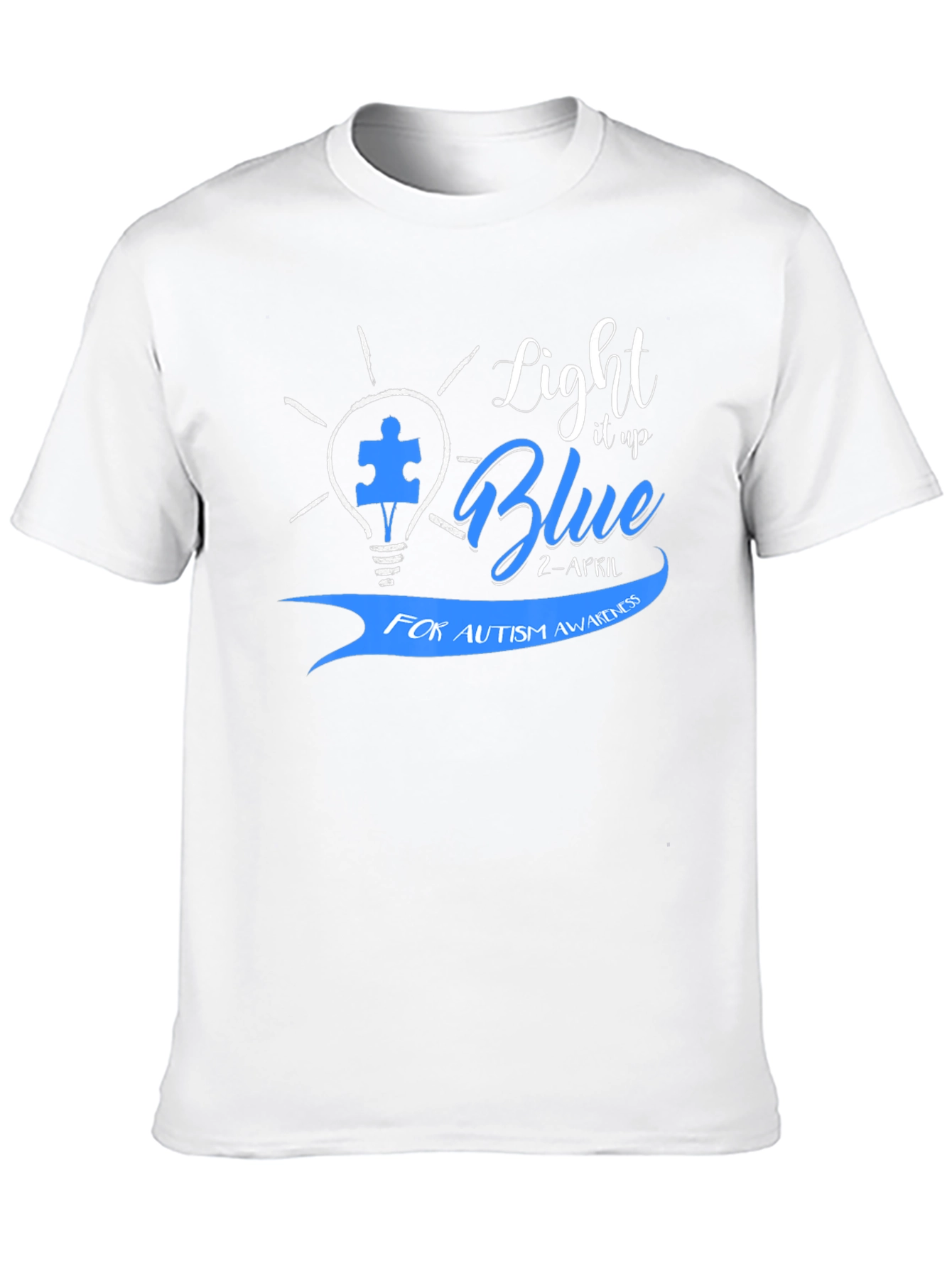 Light It Up Blue Autism Awareness T-Shirt