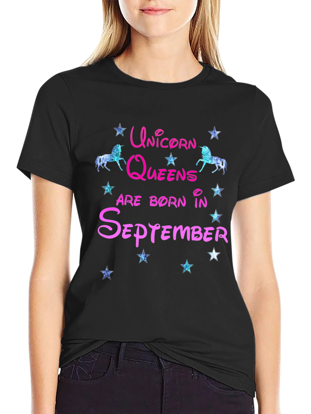 Unicorn Queens September Birthday T-Shirt